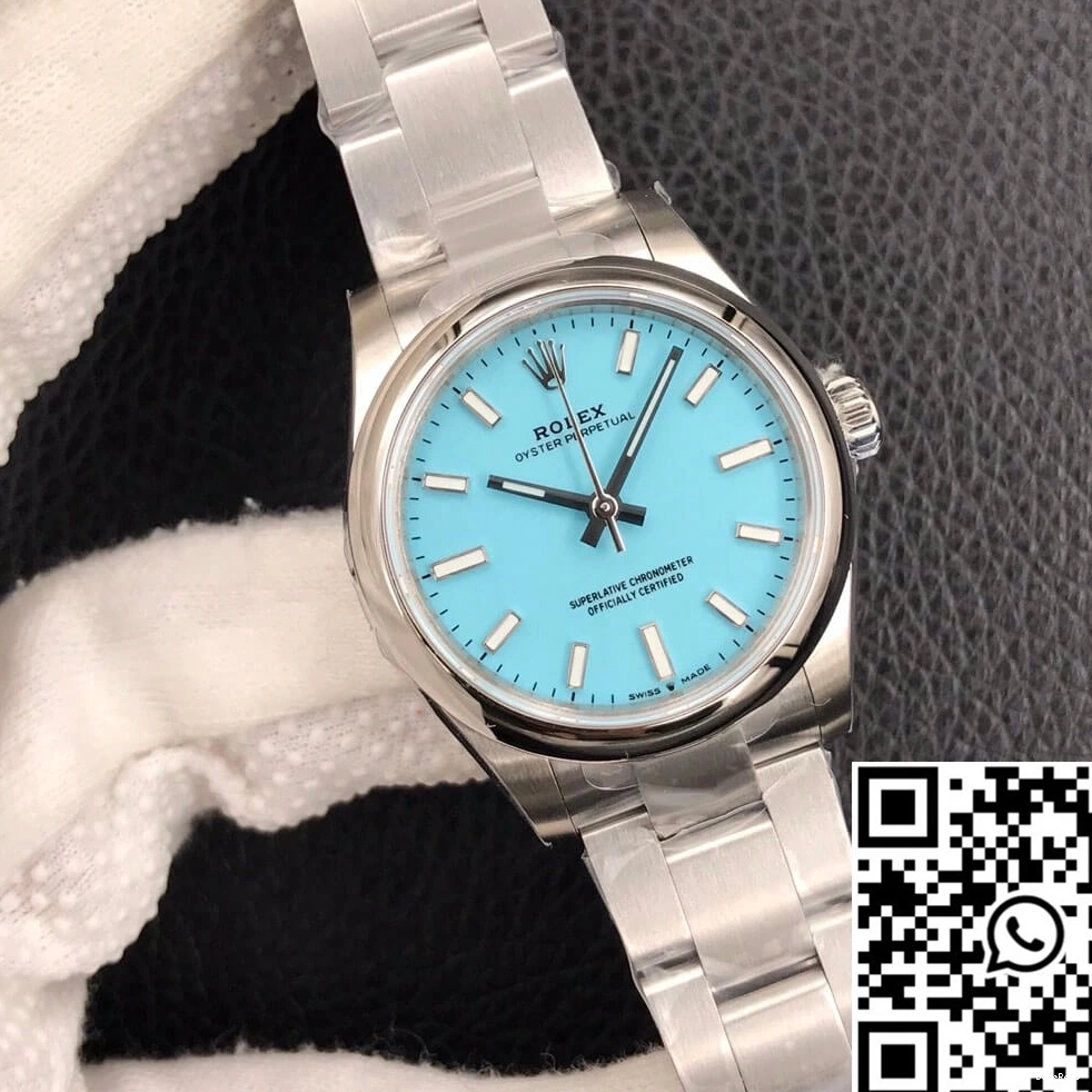 Oyster Perpetual 31MM Rolex Factory M277200-0007 Dial Turquoise Blue EW 0515